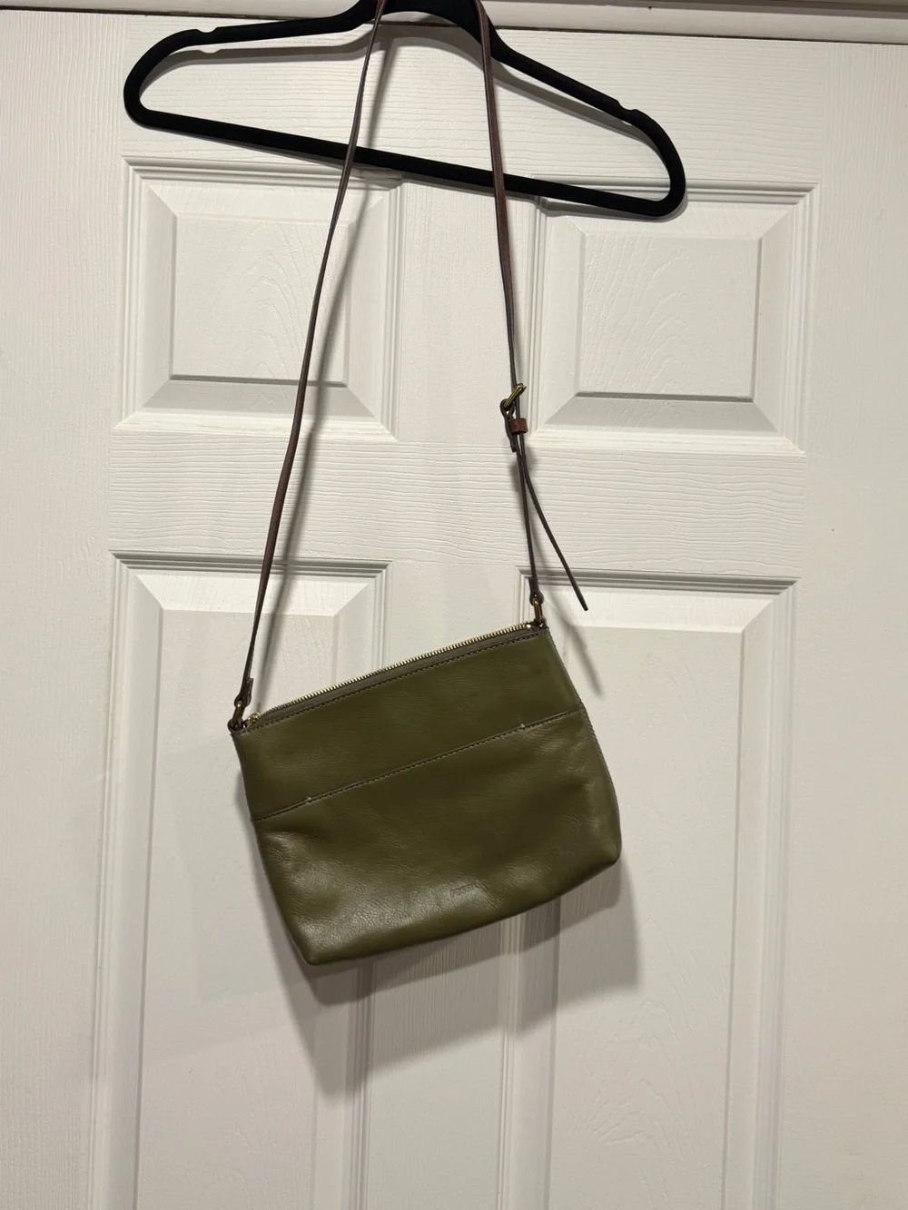 Fossil Women’s Olive Green Crossbody Shoulder Bag